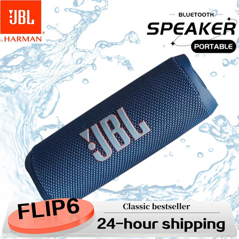 JBL FLIP 6
防水Bluetoothステレオスピーカー — ツイーター＆重低音ブースト搭載のポータブルスピーカー｜旅行・スポーツに最適