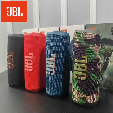 JBL FLIP 6
防水Bluetoothステレオスピーカー — ツイーター＆重低音ブースト搭載のポータブルスピーカー｜旅行・スポーツに最適