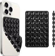 シリコン吸盤式スマホケースマウント 両面使用可能 ハンズフリー 強力グリップ ホルダー 自撮りや動画撮影用 iPhone・Android対応