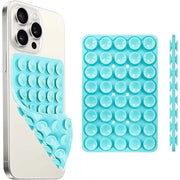 シリコン吸盤式スマホケースマウント 両面使用可能 ハンズフリー 強力グリップ ホルダー 自撮りや動画撮影用 iPhone・Android対応
