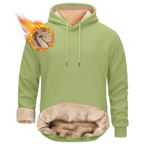 メンズジャケット フード付きプルオーバー 個性派ストリート系スウェット 厚手 長袖 あたたかいフード付き冬用コート