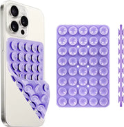 シリコン吸盤式スマホケースマウント 両面使用可能 ハンズフリー 強力グリップ ホルダー 自撮りや動画撮影用 iPhone・Android対応