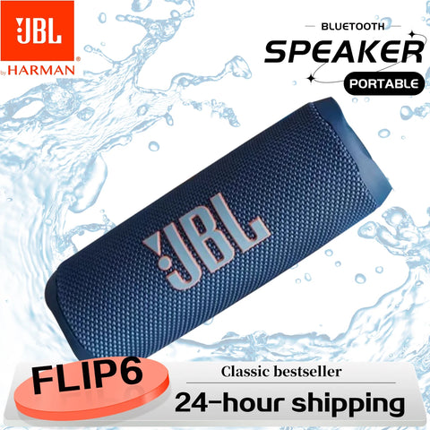 JBL FLIP 6
防水Bluetoothステレオスピーカー — ツイーター＆重低音ブースト搭載のポータブルスピーカー｜旅行・スポーツに最適